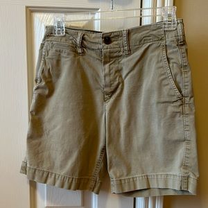 American Eagle Khaki shorts size 26 waist